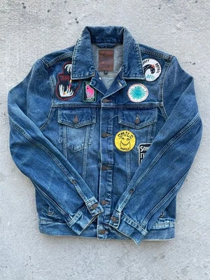 Deus Ex Machina Smiley Roland夹克摩托车牛仔布 — 第 1/4 张图片