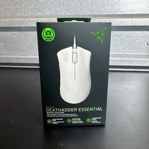 Razer DeathAdder Essential Gaming Mouse, 6400 DPI, 5 Programmable Buttons White - Picture 1 of 3