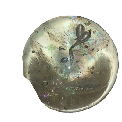 Peso de papel de vidro arte galáxia opala - Imagem 1 de 4