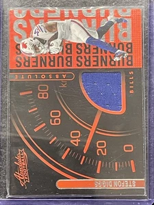 2022 Panini Absolute #AB-3 Stefon Diggs Absolute Burners Buffalo Bills MEM - Bild 1 von 2