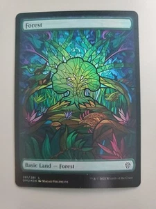 MTG Forest Dominaria United 0281 Foil Borderless Land - Picture 1 of 1