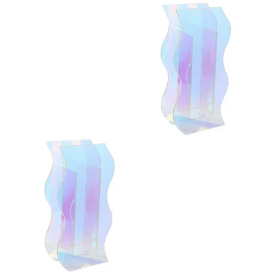  2 Count Blumenvase Modern Für Blumenanordnung Einzigartige Designvase - Bild 1 von 4