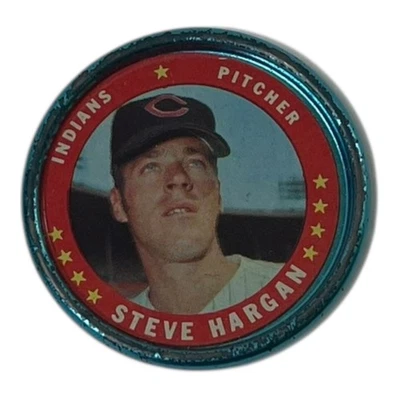 1971 Topps Coins #110 Steve Hargan Cleveland Indians EX - Image 1 of 4