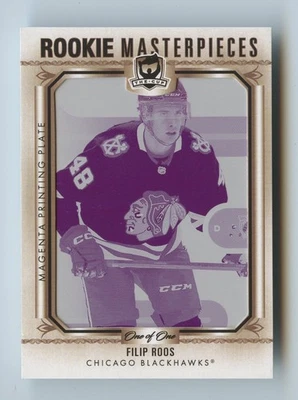 2022-23 UD The Cup Filip Roos #GU-200 Rookie RC Masterpieces Printing Plate 1/1 - Image 1 of 2