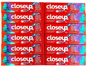 6 x Close Up Everfresh 12h Fresh Breath RED HOT Toothpaste 90g - FREE FAST POST - Picture 1 of 3