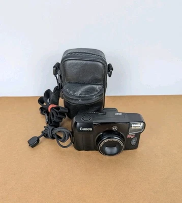 Canon Sure Shot 80 Tele Date SAF 35mm Point & Shoot Camera VG+ TESTED - Image 1 of 4