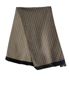 MATSUZAKAYA schwarz Seide Herren Schal Paisley Muster 48"/12" - Bild 1 von 5