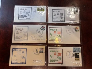 Apolo 11 USS NUEVO 6 cubiertas julio 1969 buque de recuperación secundario espacial ¡BECK!! - Imagen 1 de 1