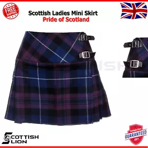 Ladies Women Mini Short Kilt Tartan Scottish Pleated Billie Kilts Skirts Pleated - Picture 1 of 4