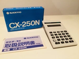 Sanyo CX-250N Mini Calculator - Imagen 1 de 4