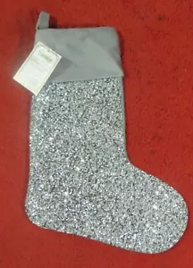 Medias de Navidad Sparkles Home The Luminous Collection Silver Bling estrás - Imagen 1 de 7