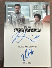 2023 Star Trek: Strange New Worlds Dual Autograph (Huse Madhavji & Ian Ho) QTY