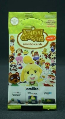 Nintendo Animal Crossing Amiibo Cartes Amplificateur Paquet Séries 1 Neuf Soudé - Photo 1/3