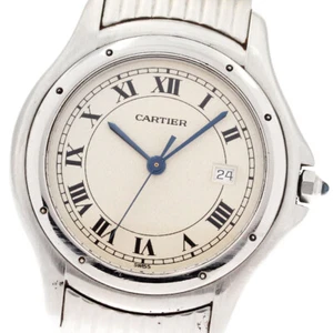 CARTIER PANTHERE Cougar LM W35011F8 Date beige Dial Quartz Boy's Watch_883445 - Picture 1 of 6