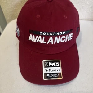 Colorado Avalanche Fanatics Authentic Pro Rink Adjustable Unisex Hat Cap NHL new - Picture 1 of 23
