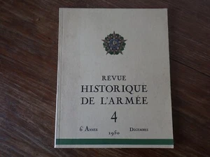 Revue Historique de l'Armée Nr 4 (Decembre 1950) exemplaire numéroté - Picture 1 of 3