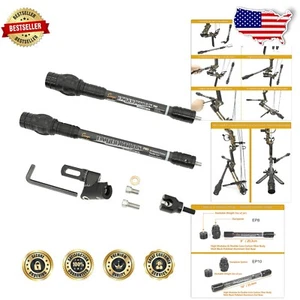 Versatile Kit Stabilizzatore Arco 3 in 1 - 8" 10" 12" 15" per Archi Composti e Ricurvi - Foto 1 di 9