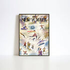 The New Yorker Feb 26 2024 Marcellus Hall's Winter Wonders poster