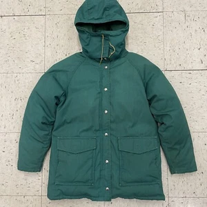 Vintage EMS Eastern Mountains Sports Down Jacket Parka Nylon Green Women’s L - Picture 1 of 12