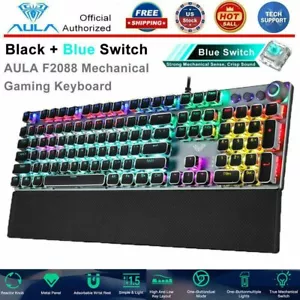 Switch Game Keyboard 108 Punk Keys Removable Hand Rest Multimedia Knob RGB - Picture 1 of 12