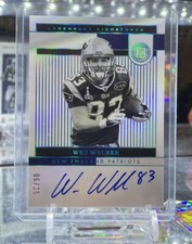 2022 PANINI ENCASED WES WELKER ON-CARD AUTO LEGENDARY SIGNATURES SAPPHIRE /25 SP