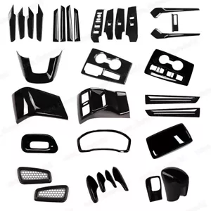 Black Car Interior Accessories Cover Trim For Honda Civic 11th 2022 2023 2024 - Picture 1 of 41