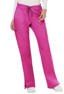 Cherokee Revolution Moderate Flare Drawstring Regular and Petite Pant  | WW120 - Picture 1 of 55