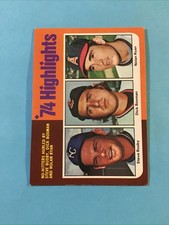1975 Topps #7 Nolan Ryan/Steve Busby/Dick Bosman,EX-NM