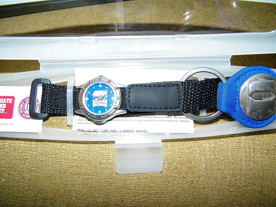 Duke University Blue Devils Women's Small Face Watch and keychain Set NWT NIB - Image 1 of 1