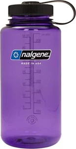 BPA-Free Water Bottle Made from 50% Recycled Plastic, 32oz, Wide Mouth, Purple - Picture 1 of 5