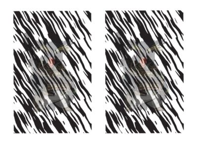 2 Pack Tiger Stripe v3 Vinyl Stencil Cerakote Gunkote Duracoat DIY Stencils - Image 1 of 4