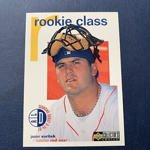 1998 Upper Deck Collectors Choice JASON VARITEK Rookie Card RC #121 Red Sox MLB