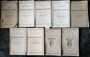 lot 9 antique magazine 1840 Democratic Review US Literary poetry politics Bryant - Picture 1 of 1