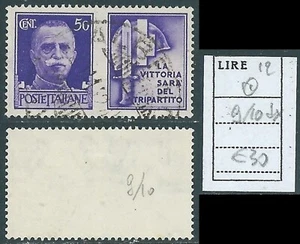 1942 REGNO PROPAGANDA DI GUERRA USATO 50 CENT FILIGRANA LETTERA - FL06-08 - Imagen 1 de 1