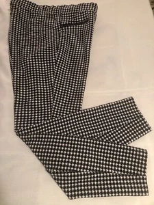 Old Navy Stevie Black and White Houndstooth print Leggings Size L - Picture 1 of 8