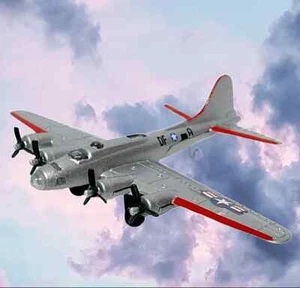 B-17 Bombardero Segunda Guerra Mundial Diecast Modelo de avión, Motormax 4,5 pulgadas - Imagen 1 de 6