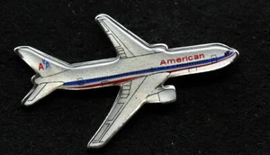767 AMERICAN AIRLINES HAT LAPEL PIN UP AIRLINE PILOT CREW WING GIFT BROACH FAA - Picture 1 of 12