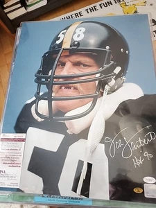 Jack Lambert handsigniertes 16x20 Foto signed Pittsburgh Steelers JSA Zertifikat - Bild 1 von 5
