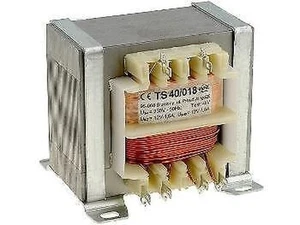 Transformer: mains TS40/027 230V 24V 1.5A INDEL; Leads: solder lugs - Picture 1 of 1