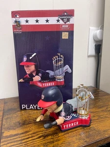NEU Trea Turner Washington Nationals 2019 World Series Sliding Bobblehead 46/100 - Bild 1 von 12