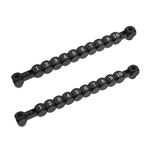 2Pcs Plastic Football Scoring Counters Black Score Keepers for Foosball More Ver - Picture 1 of 9