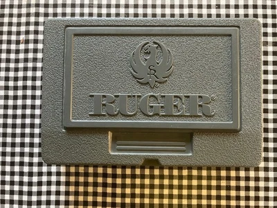 NICE RUGER FACTORY GREY HARD STORAGE CASE FOR SP101 .357 W/ RUGER  LOCK & MANUAL - Image 1 of 4