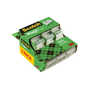 Magic Tape, Refillable Dispenser, 3/4" X 300", 3/Box - Picture 1 of 12