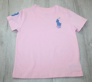 Polo Ralph Lauren Big Pony Cotton Jersey Tee Carmel Pink Size 2/2T - Picture 1 of 6
