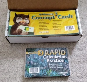 Abeka Arithmetic 3 Concept Cards & Rapid Calculation Cards - Picture 1 of 1