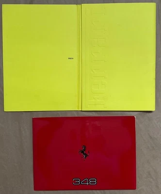 FERRARI 348-Kit Press completo- Brochure originale illustrata pubblicitaria-1993 - Immagine 1 di 4