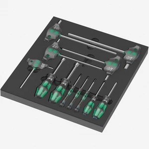 Wera 150104 Foam Insert Hex Screwdriver Set 1, 12 Pieces - Picture 1 of 1