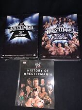 WWE WrestleMania 25th Anniversary 3 DVD & Book Set History of WrestleMania book