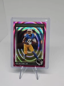 2024 Score Mike Williams Pink Parallel #/299 Jets - Bild 1 von 2