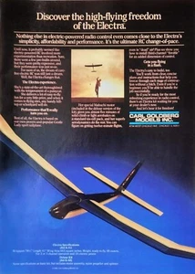 Carl Goldberg Electra RC Sailplane Print Ad Wall Art Decor Ephemeral - Picture 1 of 1